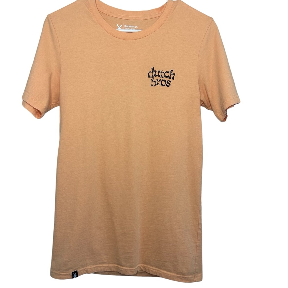 Dutch Bros Peach Tee Palm Trees “Killer Coffee..” SMALL+MEDIUM+LARGE+XL+XXL